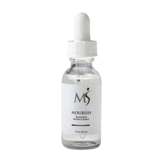 NOURISH oil-free moisturizer from MSMDSkinTherapy contains hyaluronic acid to moisturize and soothe the skin without clogging pores and causing breakouts. 